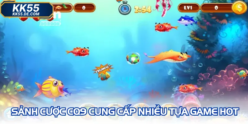 Sảnh cược CQ9 cung cấp nhiều tựa game hot